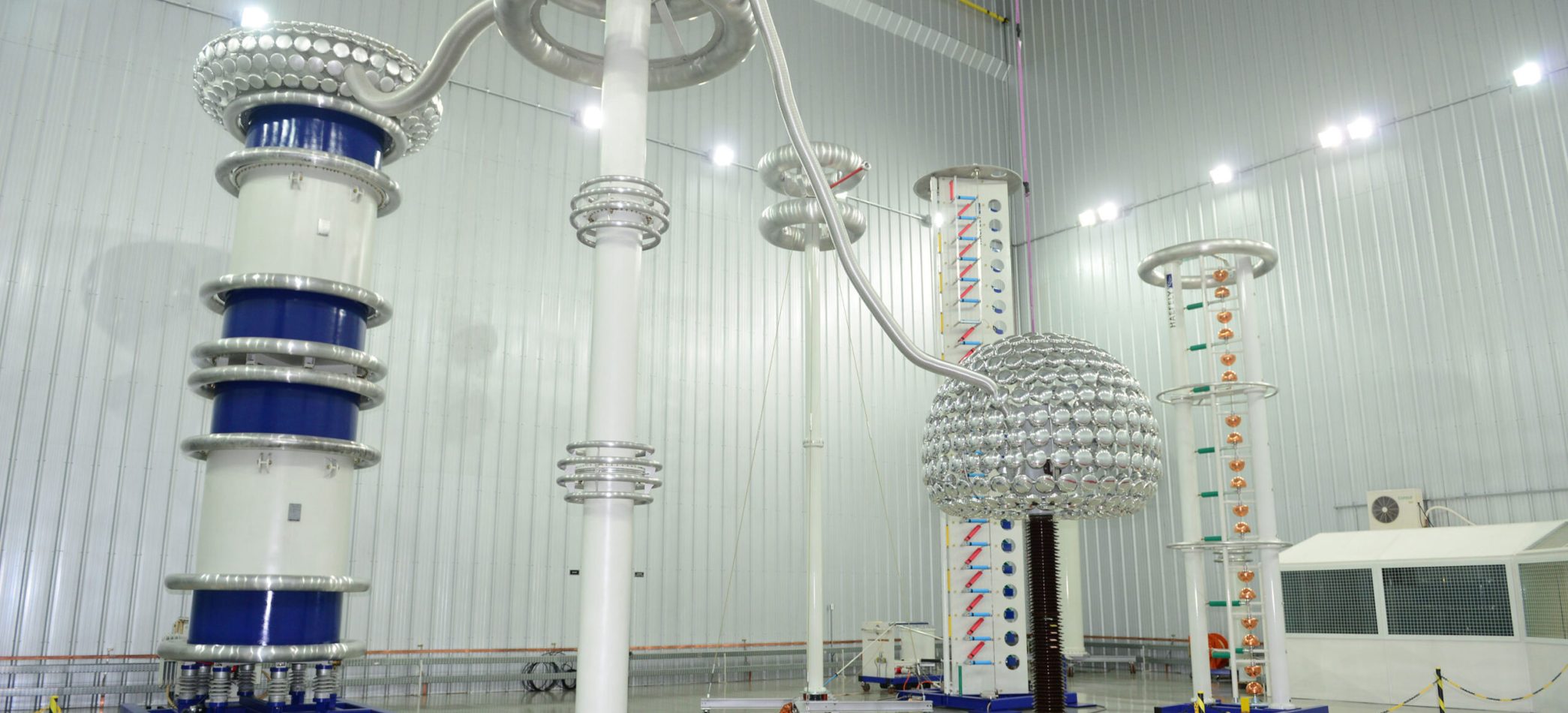 Balteau · Laboratório de ensaios elétricos de alta tensão